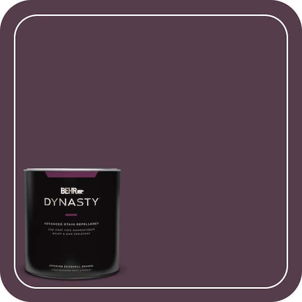 BEHR DYNASTY 1 qt. #T15-4 Your Majesty Eggshell Enamel Interior Stain-Blocking Paint and Primer