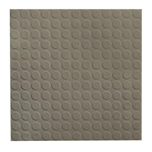 Flexco 18-in W x 18-in L x 0.125-in T Glue Down Rubber Gym Floor Tile (2.25-sq ft)