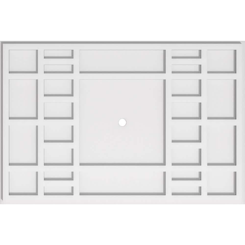32 in. W x 21-3/8 in. H x 1 in. ID x 1 in. P Beaux Architectural Grade PVC Contemporary Ceiling Medallion price history on PriceWatchPro