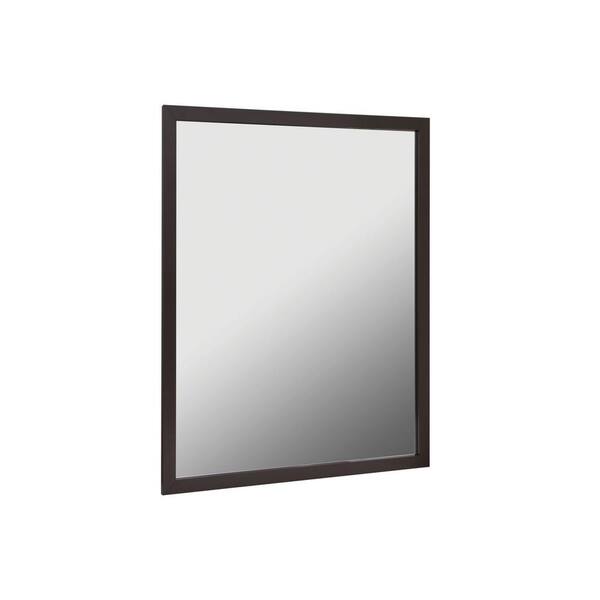 Unbranded 24 in. W x 30 in. H Rectangular Aluminum Framed Wall Mount Modern Decor Bathroom Vanity Mirror