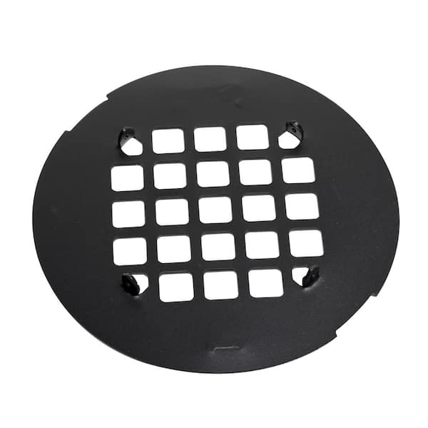 4 Inch Round Shower Drain Cover, Mon Fleur, Made To Fit Oatey