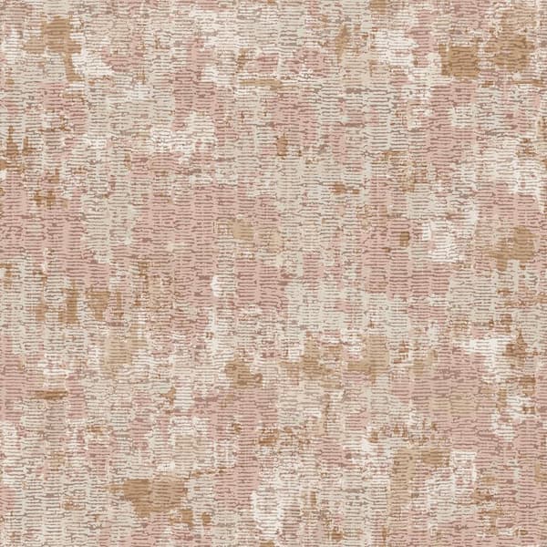 Unbranded Italian Design Pink Crackle Bark Effect Matte Finish Non-Pasted Vinyl on Non-Woven Wallpaper Sample