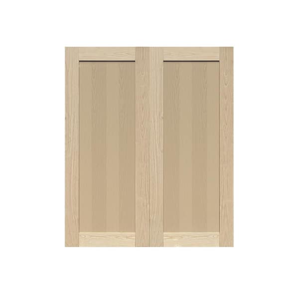LIFEART CABINETRY Lancaster Shaker Assembled 36 in. x 42 in. x 12 in. Wall Cabinet with 2-Doors in Natural Wood