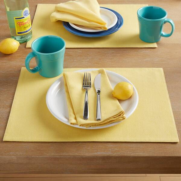 10 pc Orange Yellow 17 or 20 Inch Premium Polyester Cloth Linen Dinner  Napkins