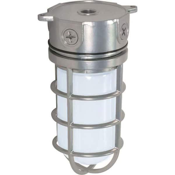 SATCO Nuvo Metallic Silver Outdoor Hardwired Wall Lantern Sconce with No Bulbs Included