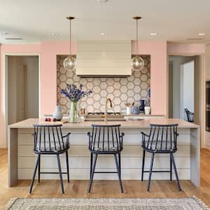 1 gal. #210A-3 Malibu Peach Semi-Gloss Interior Paint
