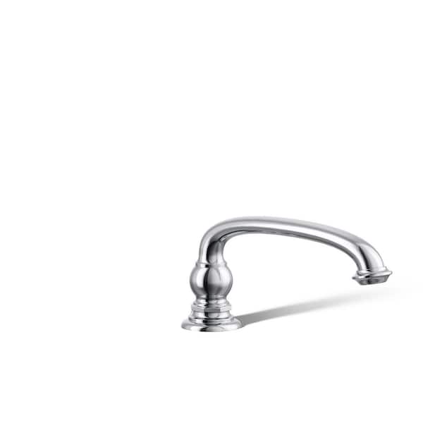Artifacts 9 in. Deck-Mount Bath Spout with Arc Design in Polished Chrome