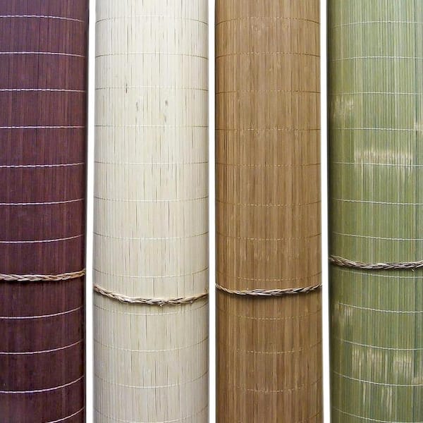 Backyard X-Scapes 4 ft. x 50 ft. Tatami Bamboo Wall Paneling