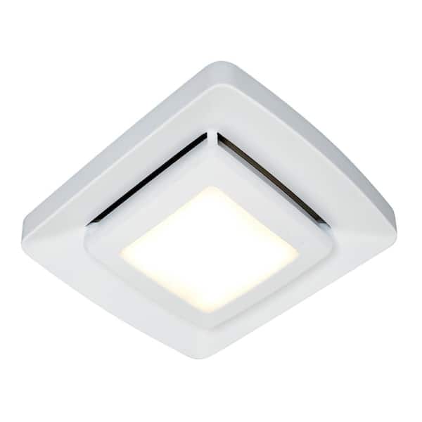Broan-NuTone Quick Installation Bathroom Exhaust Fan Replacement Grille/Cover with LED Light