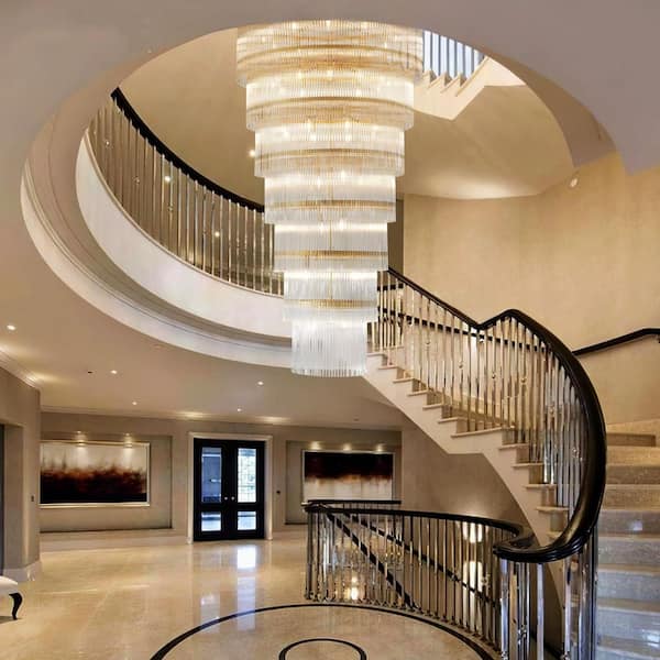 Modern Chandelier 39 in. 48-Lights Gold Chandelier for Dining Room, Living Room, Foyer, Bedroom