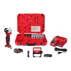 M18 18-Volt Li-Ion Cordless Cable Stripper Kit for Cu THHN/XHHW Wire Cutting with (17) Bushings & 550 Lumens Flood Light