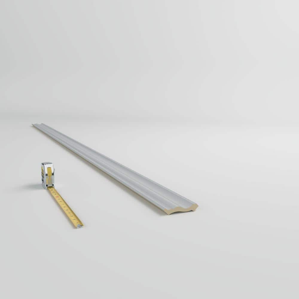 Adeline 96" Gray Polyurethane Crown Moulding