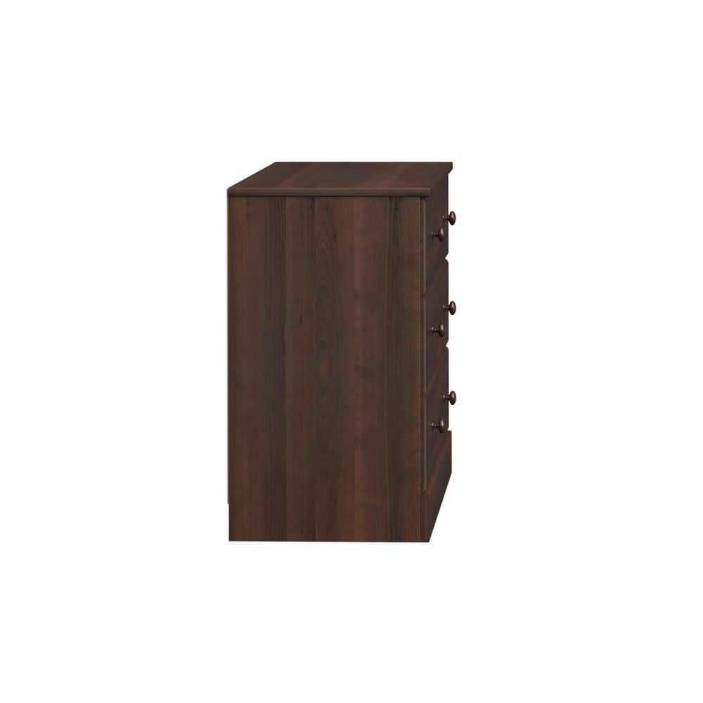 Espresso 55'' Horizontal Double Dresser with Extra Deep Drawers