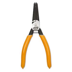 9 in. Straight Fixed Tip, External Snap Ring Pliers .09 in.