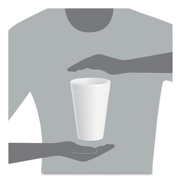 DART 20 oz. White Foam Drink Cups (500 Per Case) DCC20J16 - The Home Depot