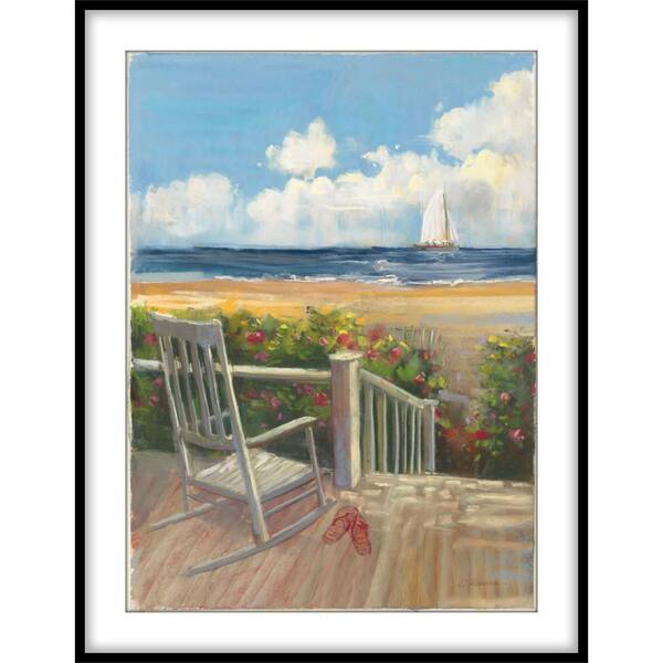 PTM Images 9.75 in. x 11.75 in. "By the Sea I"Framed Wall Art