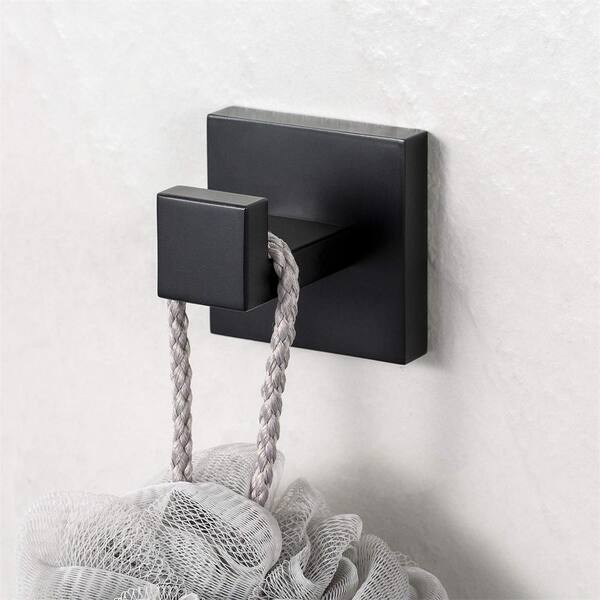 Cubilan Over-the-Door Mounted Bathroom Towel Robe J-Hook Wall