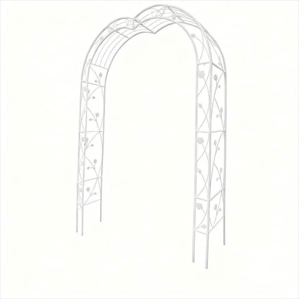 Metal Garden Arch Assemble Freely with 8 Styles Garden Arbor Trellis Climbing Plants Support Rose Arch
