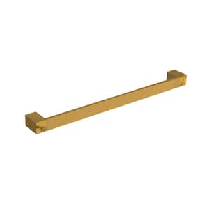 Reflet 24 in. Wall Mounted Towel Bar in Brushed Gold