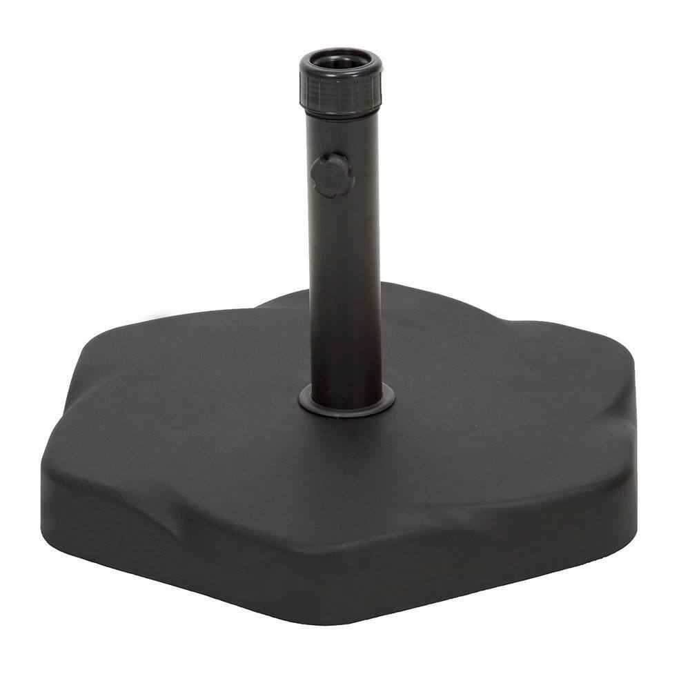 66 lb. Concrete Steel Hexagonal Patio Umbrella Base, Outdoor Umbrella Stand Holder for 1.5 & 1.90 in . dia.-Black price history on PriceWatchPro
