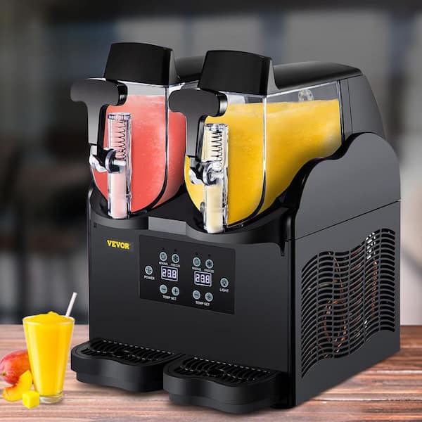 VEVORbrand 45L Commercial Slush Machine,3Tank Frozen Drink Mahcine
