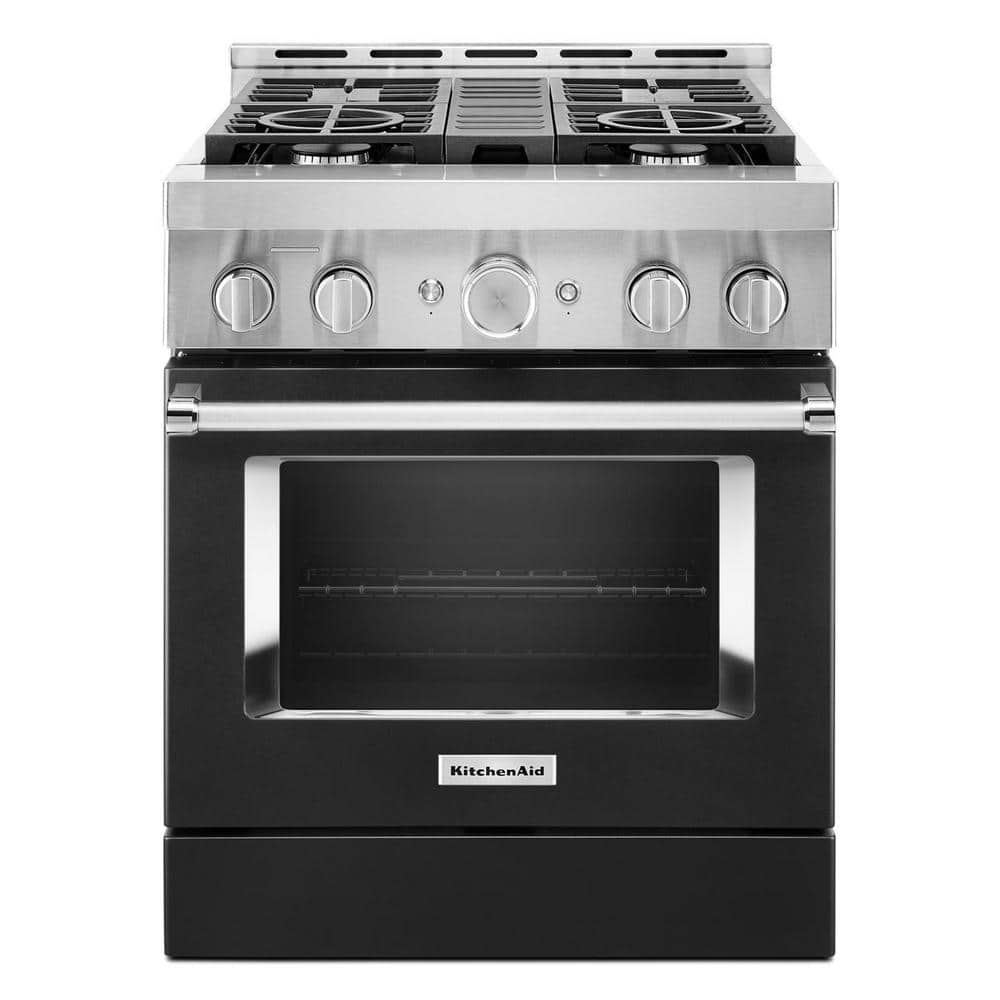 KitchenAid Gas Range (KFGC500JBK) - Imperial Black KitchenAid Gas Range (KFGC500JBK) - Imperial Black