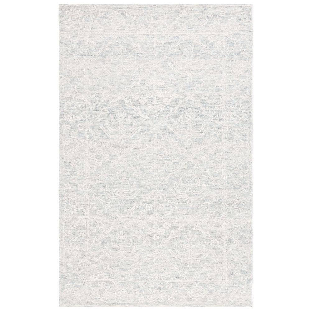 Ivory Hand Tufted Wool 4' x 6' Area Rug