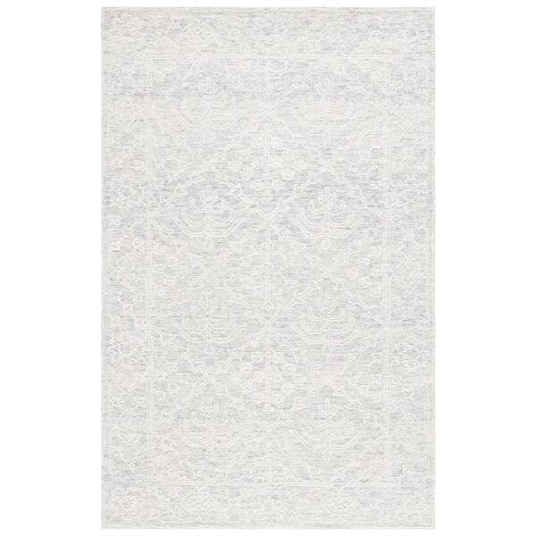 Safavieh Amherst Bridgette 5 x 8 Ivory/Gray Indoor/Outdoor Abstract Handcrafted Area Rug Safavieh Amherst Bridgette 5 x 8 Ivory/Gray Indoor/Outdoor Abstract Handcrafted Area Rug