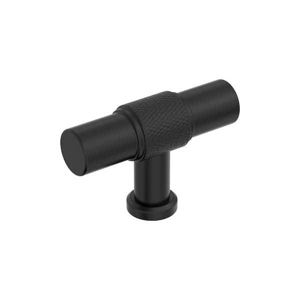 Faraday 2  in. (51mm) Length Matte Black Classic Bar Cabinet Knob