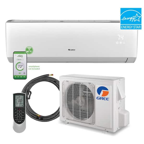 GREE Vireo Gen3 Smart Home 12,000 BTU 1 Ton 25 SEER Inverter Ductless Mini Split 230V