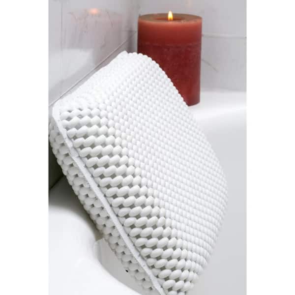 Bath Bliss 7 in. x 11 in. Foam Bath Pillow 9825 - The Home Depot