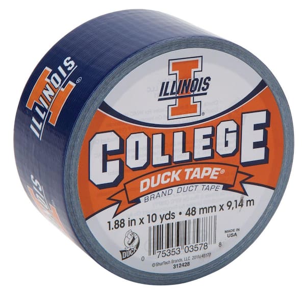 Duck College 1-7/8 in. x 10 yds. University of Illinois Duct Tape