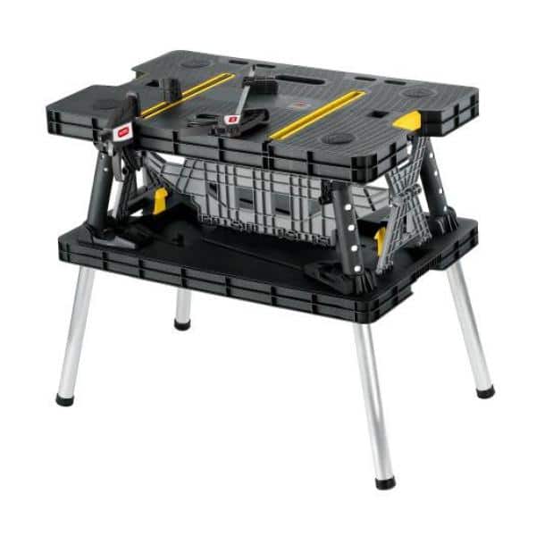 Keter - 21.65 in. x 33.46 in. x 29.7 in. Folding Work Table