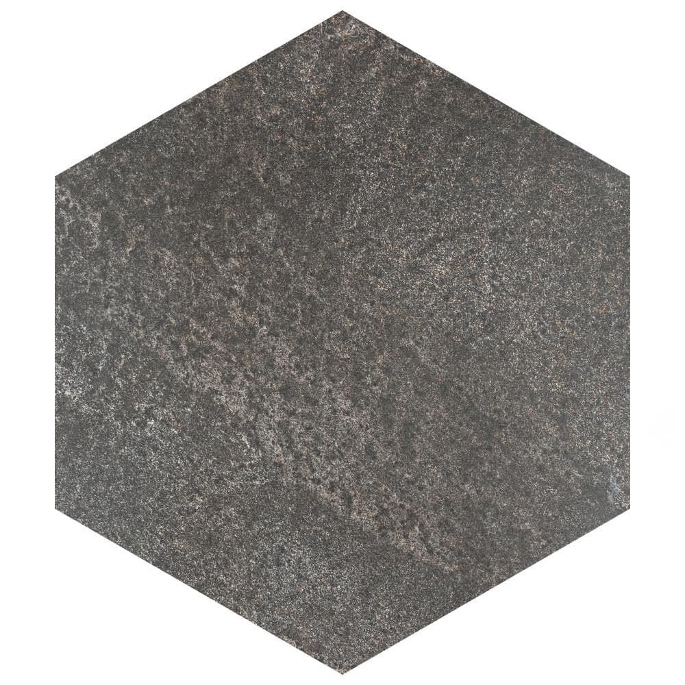 Nagpur Grand Hex Grafito 9-1/2 in. x 11-1/4 in. Porcelain Floor and Wall Take Home Tile Sample price history on PriceWatchPro