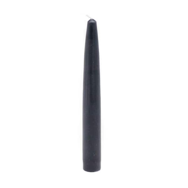 Zest Candle 6 in. Black Taper Candles (Set of 12)