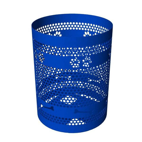 Ultra Play 32-Gal. Blue Commercial Trash Receptacle
