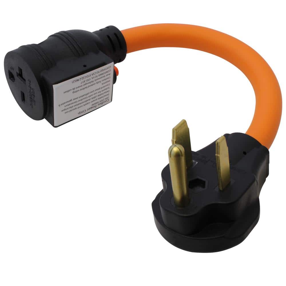 AC WORKS ft. 50 Amp 3-Prong 6-50P Welder Plug to 6-15/20 Outlet with 20  Amp Breaker S650CB620 The Home Depot