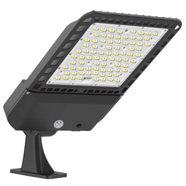 1500-Watt Equivalent Integrated LED Bronze Parking Lot Area Light,5000K Arm Mount,39000LM Dusk to Dawn Outdoor Light ETL