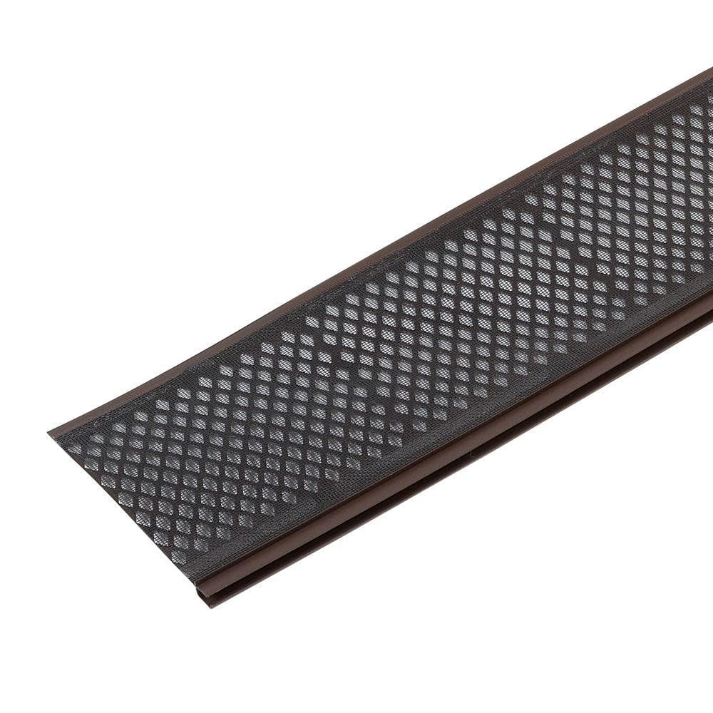 Amerimax Home Products Snap-In Filter 3 ft. Brown Vinyl Micro-Mesh Gutter Guard -  86379