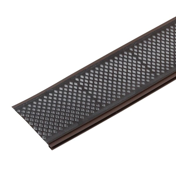 Amerimax Home Products Snap-In Filter 3 ft. Brown Vinyl Micro-Mesh Gutter Guard