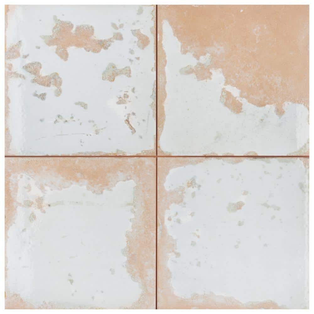 Kings Luxe Heritage White 9 in. x 9 in. Ceramic Floor and Wall Take Home Tile Sample price history on PriceWatchPro