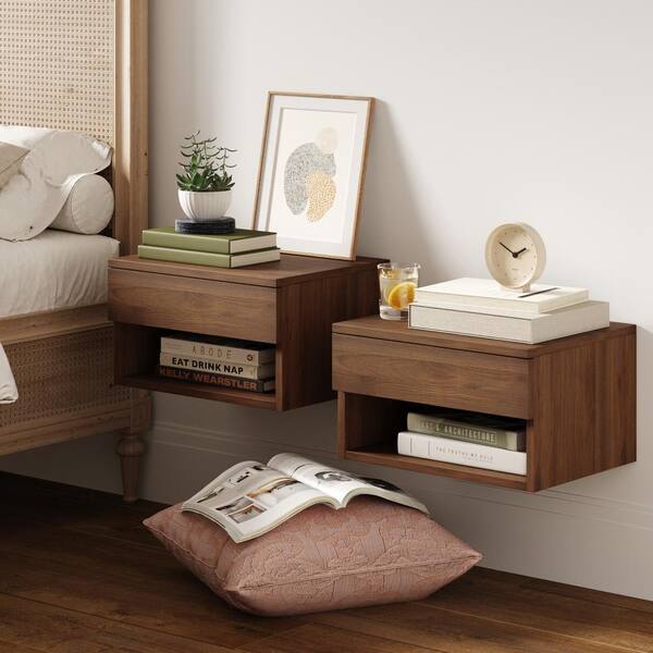 home depot floating nightstand