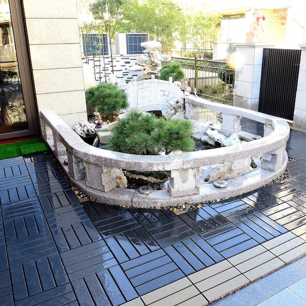 【ぶーすか】 バルコニータイル GOGEXX 12 in. x 12 in. Outdoor Square Plastic Interlocking