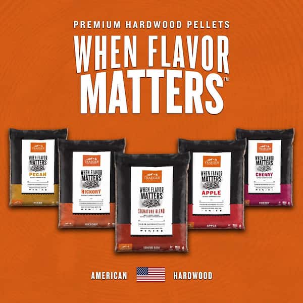 Traeger Pro Blend All-Natural Wood Grilling Pellets, 30 Bag