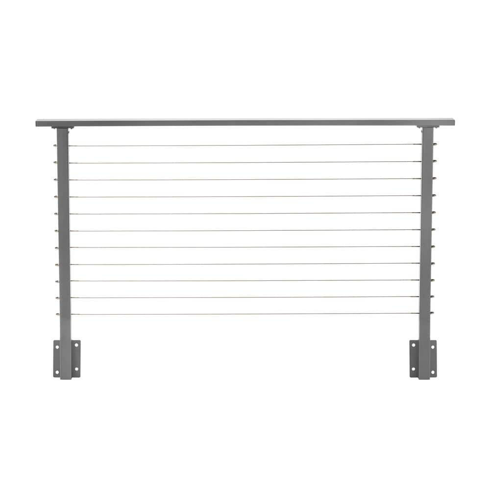 6 ft. Deck Cable Railing, 36 in. Face Mount, Grey price history on PriceWatchPro
