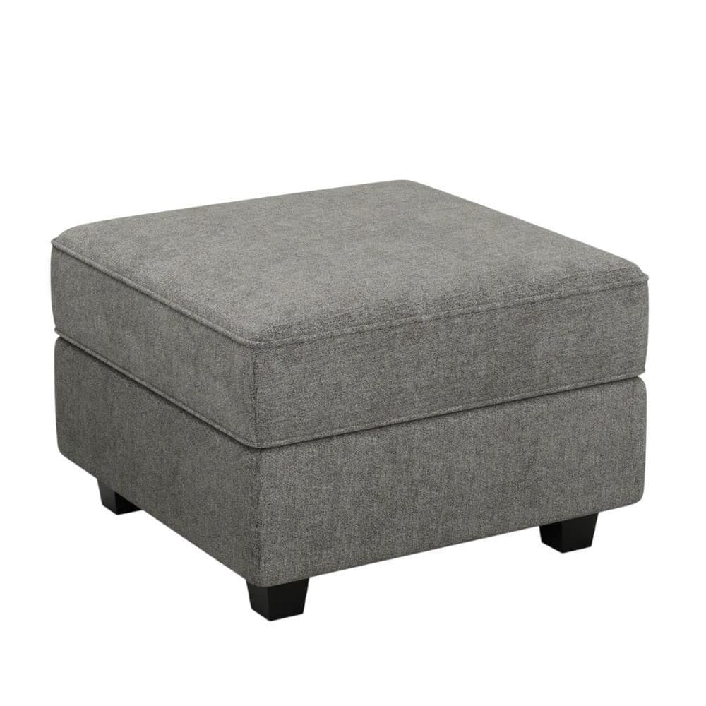 Polyester Blend Square Storage Ottoman Large Ottoman price history on PriceWatchPro