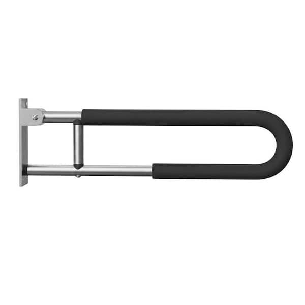 23.6 in. Toilet Handrails, Handicap Grab Bar Rail for Elderly, Bathroom Safety Bar, Handicapped Handrail