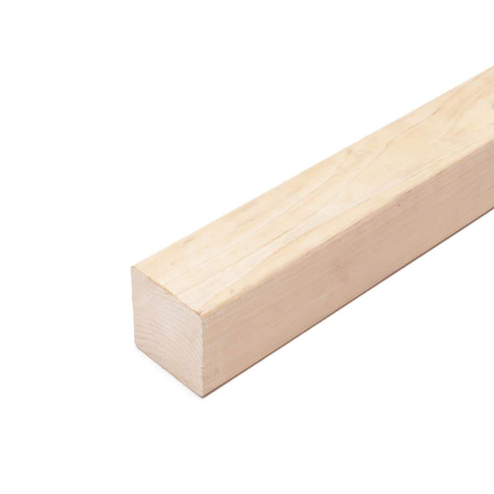 4 in. x 4 in. x 10 ft. Premium S4S Cedar Lumber 281802 - The Home Depot