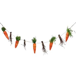 3.25 ft. Carrots and Twigs Artificial Easter Garland