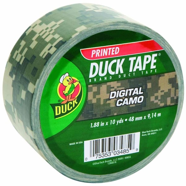 Duck 1.88 x 10 yd All Purpose Duct Tape Digi Camoflague Print (6-Pack)